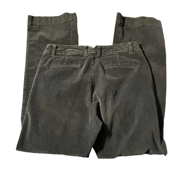 Dockers women's size 8 Tall, grey corduroy pants, straight leg - Picture 2 of 4